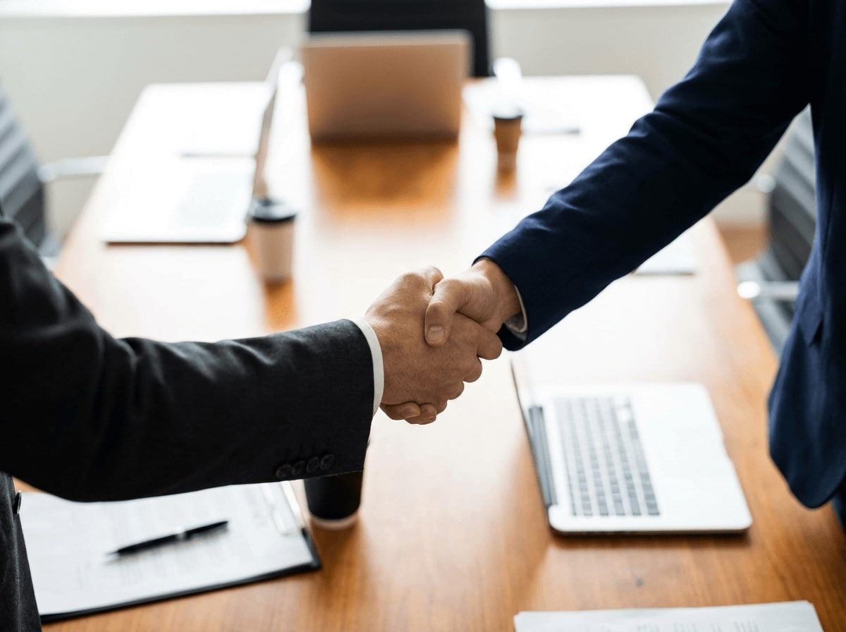 Team working on accounting documents